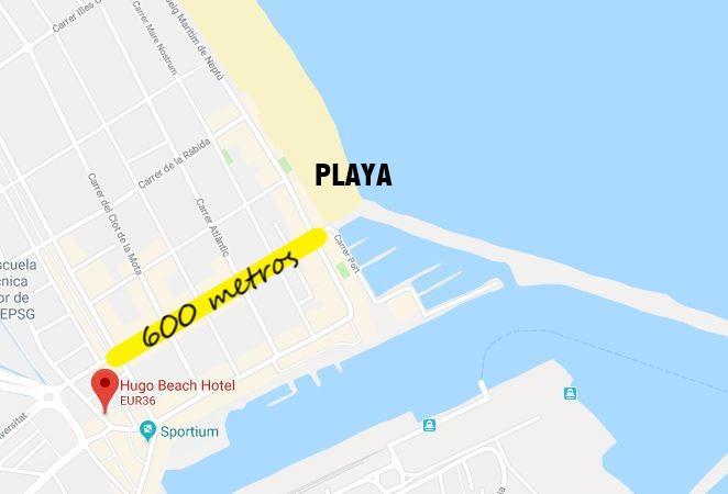 Hugo Beach Hotel Gandia Zewnętrze zdjęcie